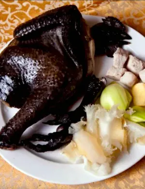 Аям Цемани - черное мясо