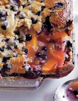 Blueberry cobbler