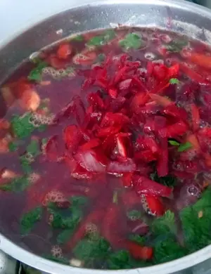 Борщ без капусты