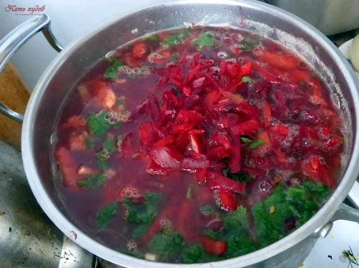 Борщ без капусты