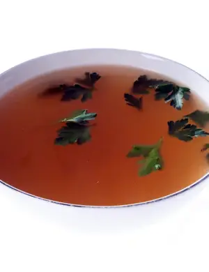 Бульон мясной прозрачный