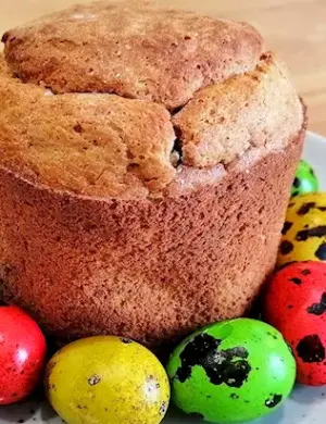 Диетический кулич
