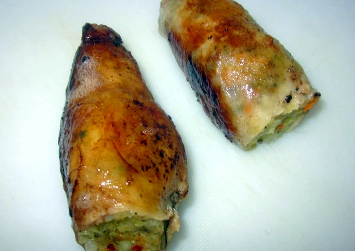 Фаршированная куриная шейка по-еврейски