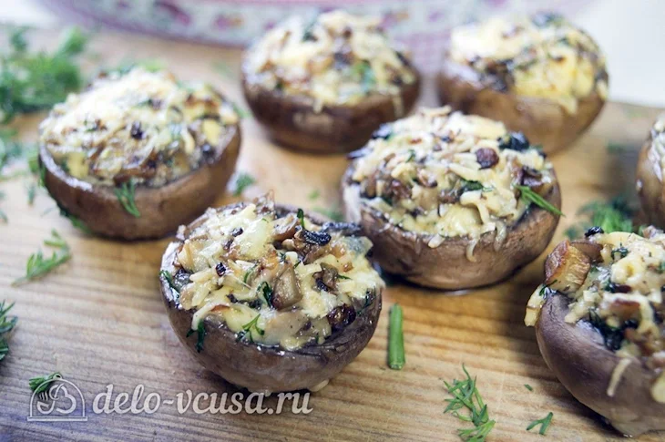 Фаршированные шампиньоны Юлия Высоцкая