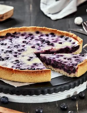 Финский черничный пирог