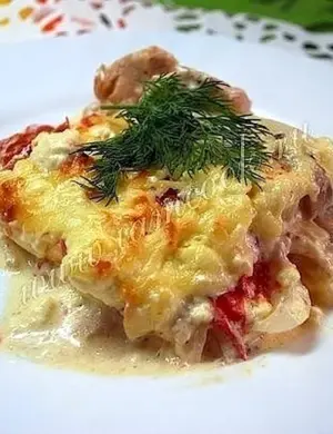 Французская картофельная запеканка
