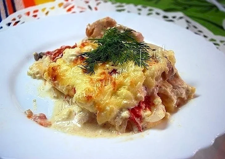 Французская картофельная запеканка