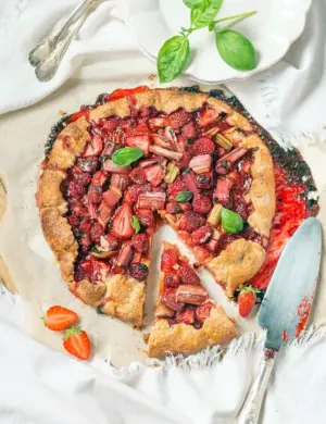 Галета с клубникой рецепт