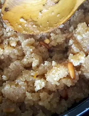Гарнир из манной крупы