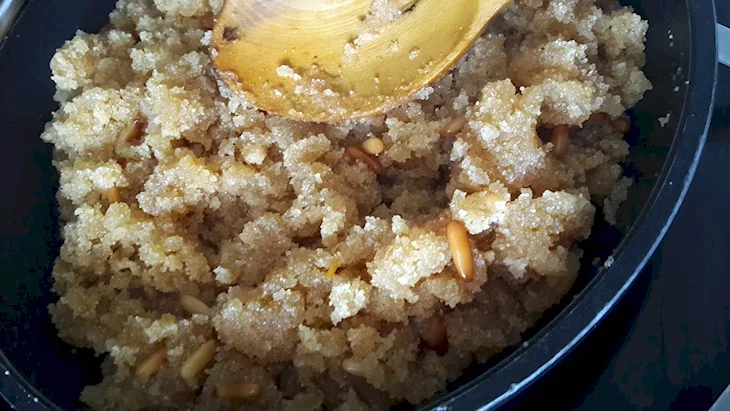Гарнир из манной крупы
