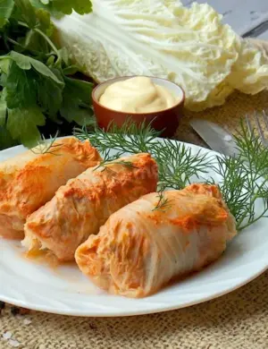 Голубцы с пекинской капустой