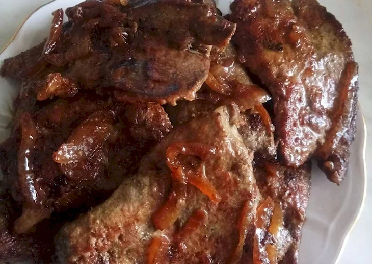 Говяжья печень в духовке