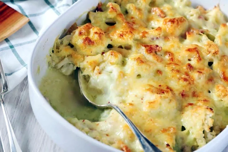 Гратен с цветной капустой