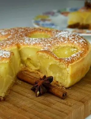 Яблочный франжипан