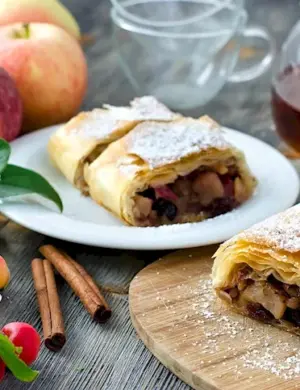 Яблочный штрудель Apfelstrudel