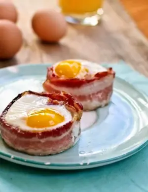 Яичница с беконом