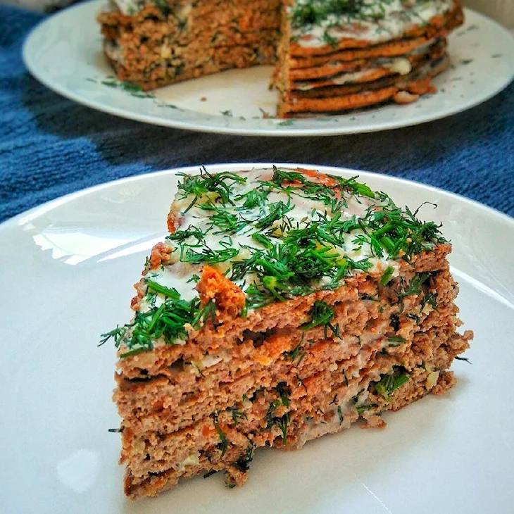 Юлия Высоцкая печеночный торт