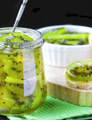 Изумрудное варенье из киви