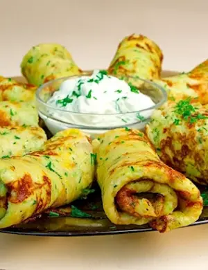 Кабачковые блинчики