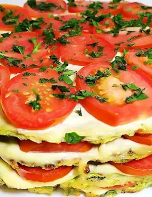 Кабачковый закусочный торт