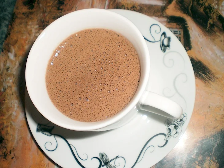 Какао с пенкой