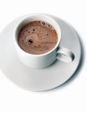 Какао сверху