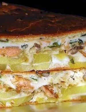 Калинина Наталья заливной пирог