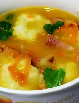 Капуста с галушками