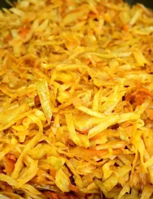 Капуста тушеная с пассерованной мукой