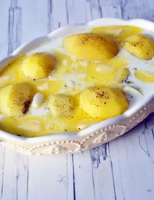 Картофель отварной в молоке