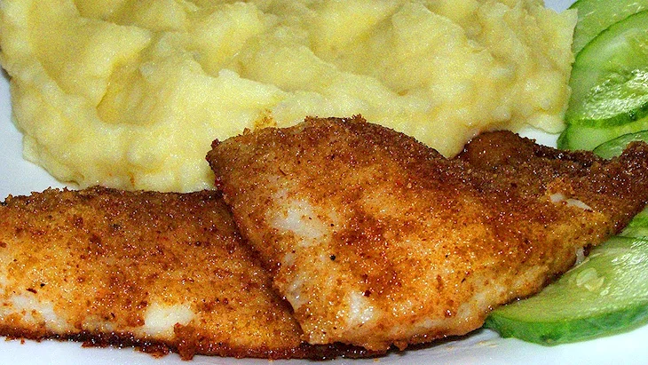 Картофельное пюре с рыбой