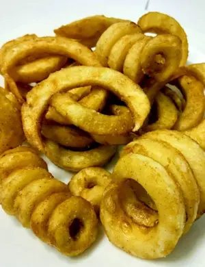 Картофельные спиральки