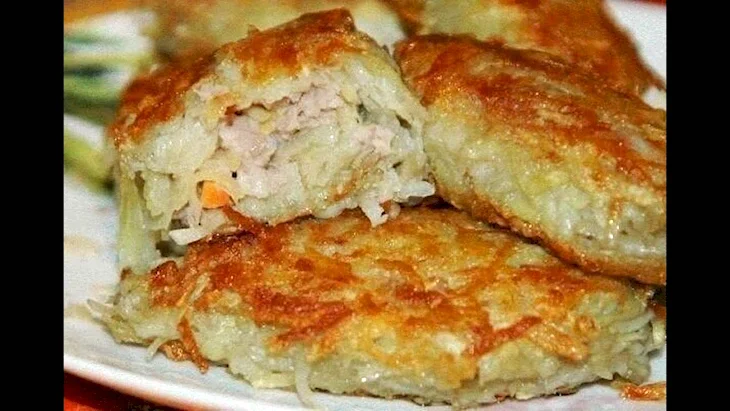 Картофельные зразы с мясным фаршем