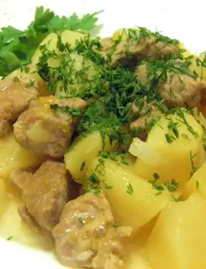 Картошка с мясом