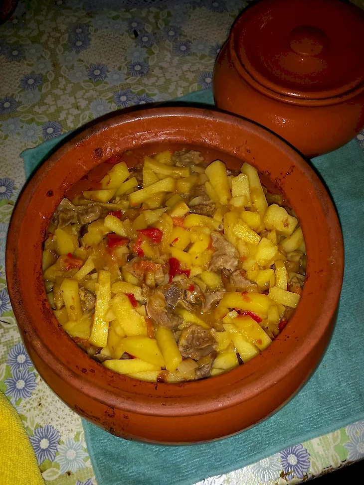 Картошка с желудками