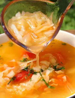 Кислые щи из квашеной капусты