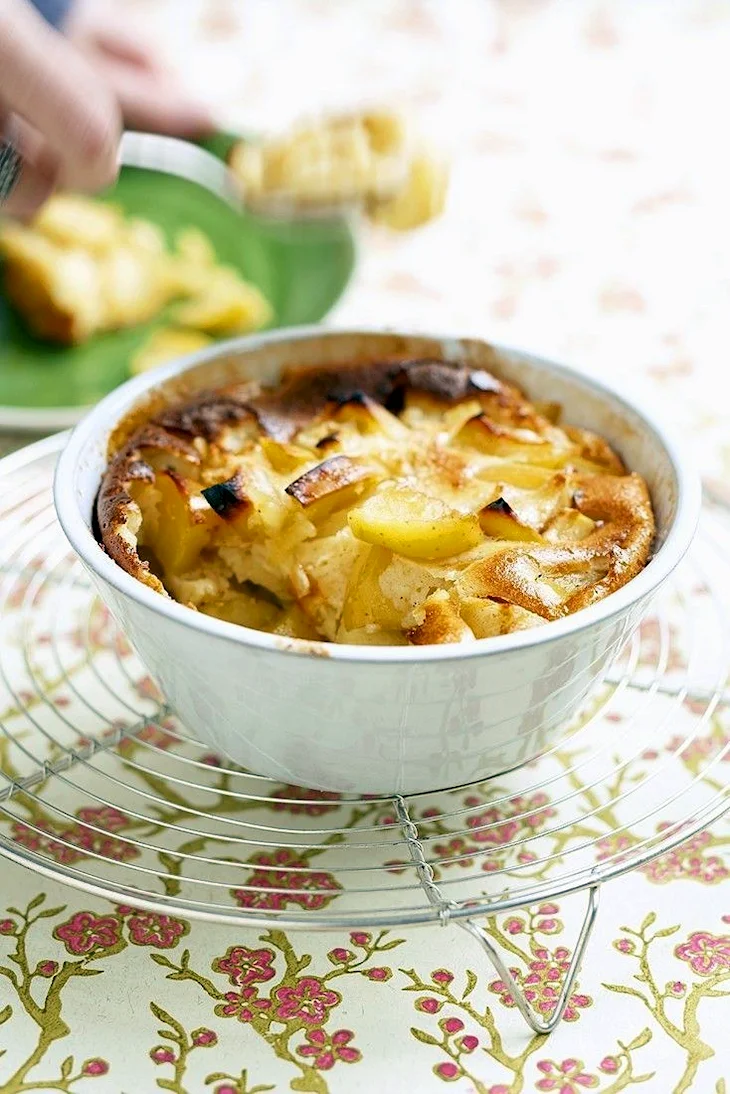 Клафути с яблоками
