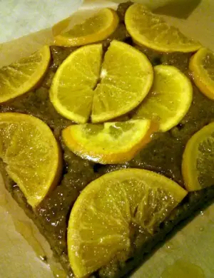 Кофейный пирог с апельсинами