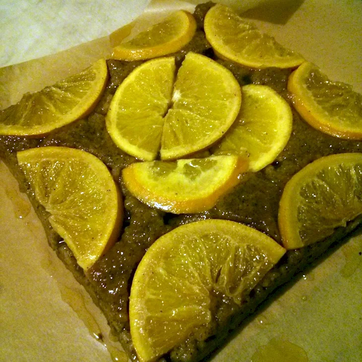 Кофейный пирог с апельсинами
