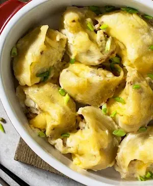 Конкильони с курицей