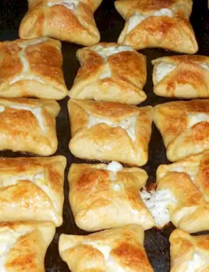 Конвертики с творогом