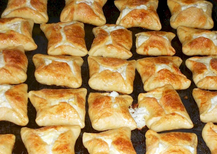 Конвертики с творогом