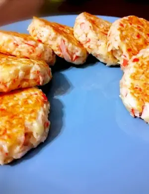 Крабовые палочки котлетки