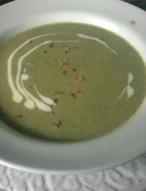 Крем суп из шпината
