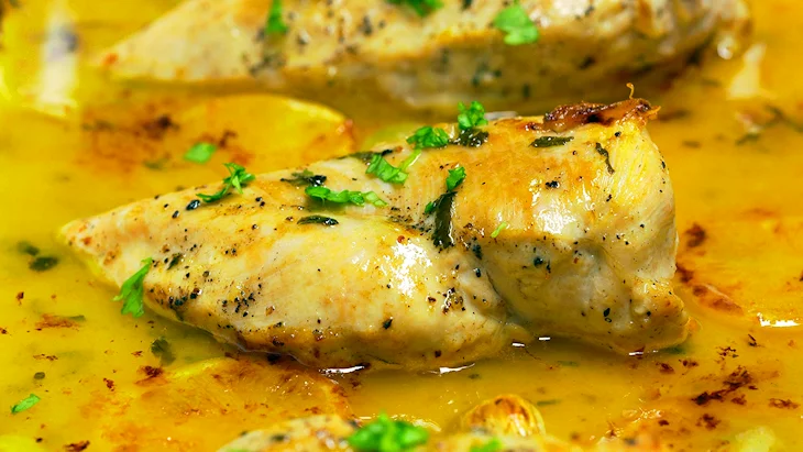 Kurica v limonnom souse