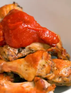 Куриные Крылья с апельсиновым соусом