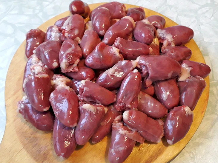 Куриные сердечки