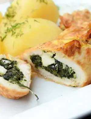 Куриный рулет с сыром Фета