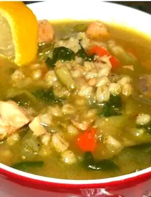 Куриный суп с перловкой
