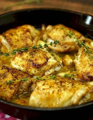 Курица с чесноком